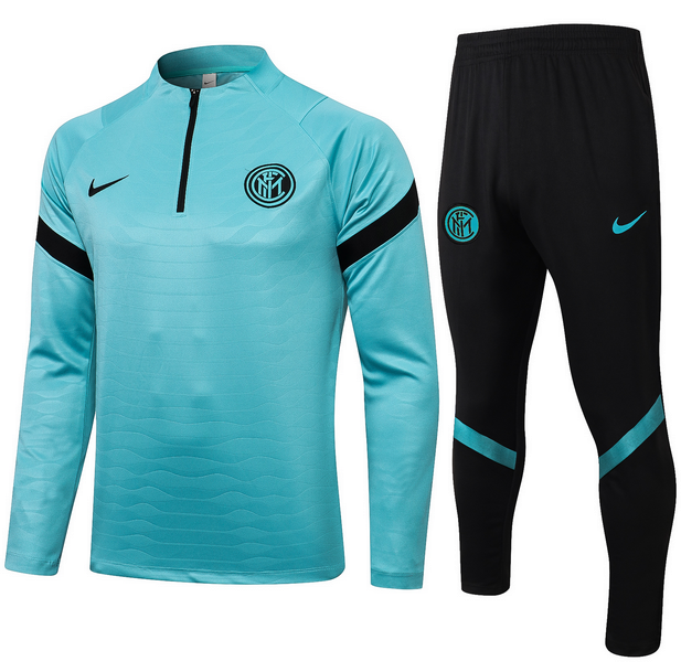 2021/22 Inter Milan Green Training Kits Sweatshirt with Pants